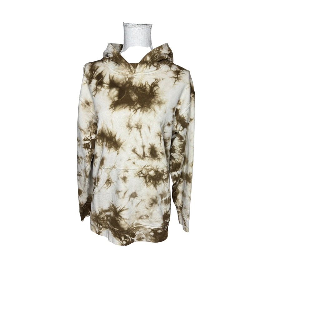 Lululemon‎ All Yours Hoodie Earth Dye Clay Brown White Womens Size 8